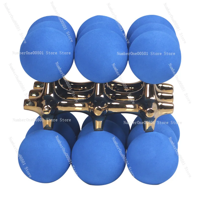 

Modern Resin Sphere Abstract Geometric Sculpture Ball For Home Decor Office Show Flat Table Centerpiece