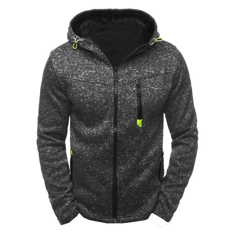 Autumn Men\'s Sweater Hooded Casual Coat Zip Up Hoodie Mens Clothes Jacket Men Fashion Hoodie Men