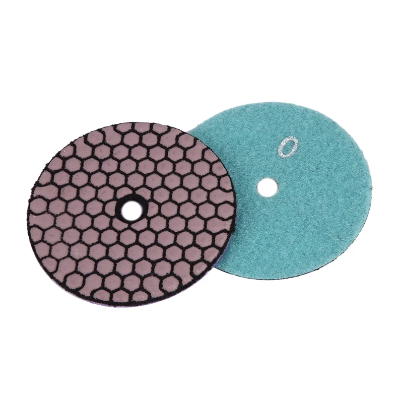 30 Pcs 100 Mm Dry Polishing Pad 4 Inch Sharp Type Diamond Polishing Pads For Granite Marble Sanding Disc For Stone