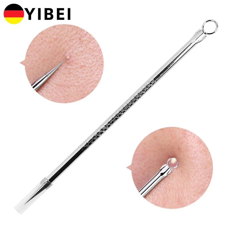 1 Pcs Blackhead Comedone Acne Pimple Blemish Extractor Remover Stainless Steel Needles Remove Tools Face Skin Care Pore Cleaner