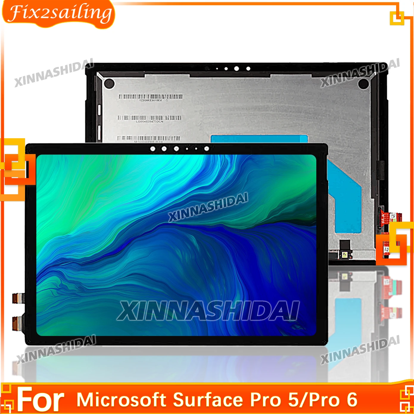 For Microsoft Surface Pro 5 1796 Pro 6 1807 LCD Display Touch Screen Digitizer LCD Display Replacement For Pro 5/Pro 6