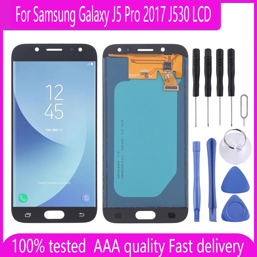 Tft para samsung galaxy j5 2017 j530f SM-J530F j530 display lcd digitador da tela de toque j530 display para galaxy j5 pro lcd