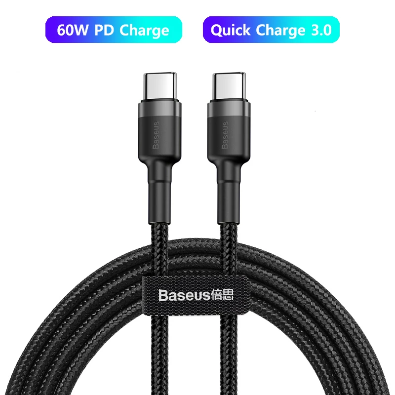 Baseus 100 W USB C auf USB Typ C Kabel für iPhone 15 Plus Pro max USB C PD Schnellladekabel USB-C Typ-C Kabel für MacBook Pro