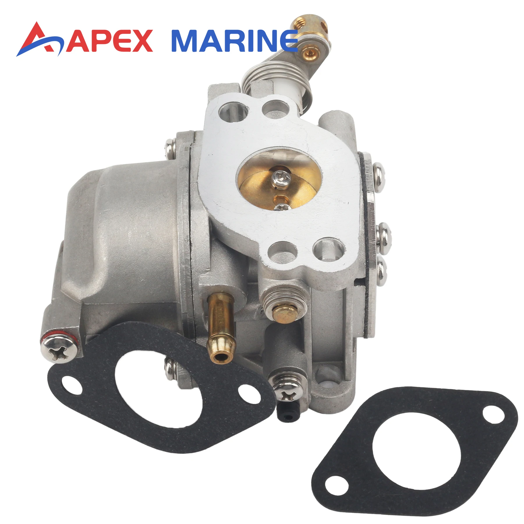 

67D-14301-10 Marine Engine Carbs Carburetor Assy with Gaskets for Yamaha 4 5 HP F4A F4M Outboard Motor 4-Stroke 68D-14301-03