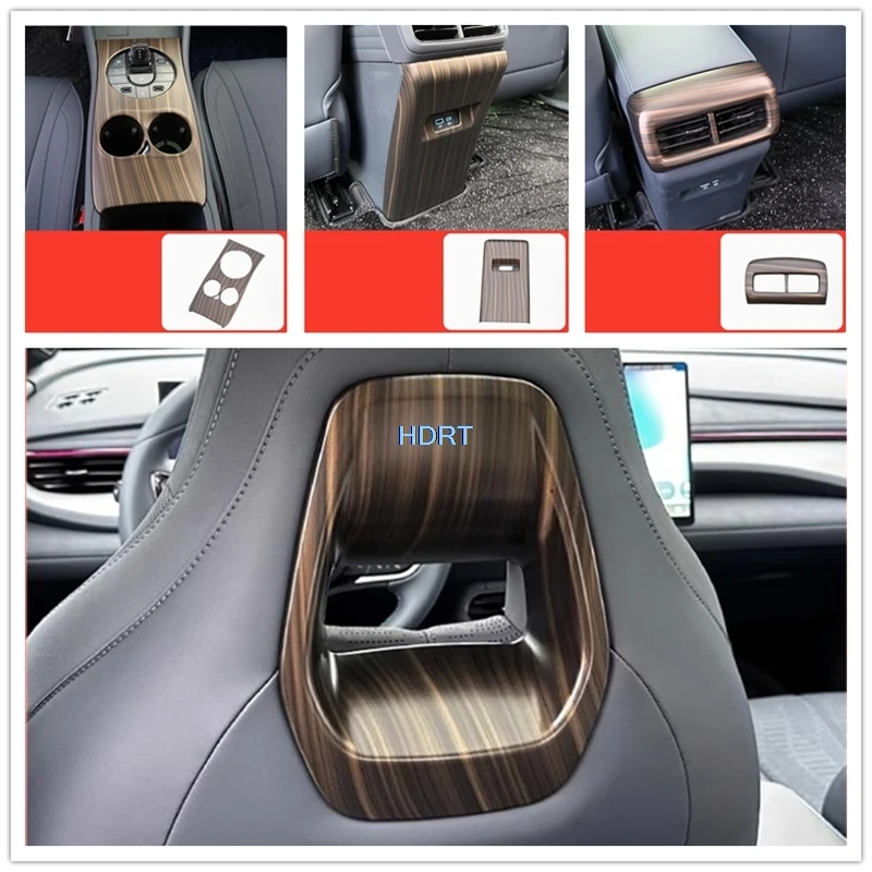 

Автомобильный Стайлинг, панель управления окном, рулевое колесо, заднее вентиляционное отверстие, персиковое дерево, интерьер для BYD Seal 06 GT 2025 +