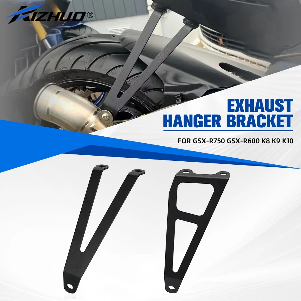 

For SUZUKI GSX-R750 GSX-R600 K8 K9 K10 Motorcycle Exhaust Hanger Bracket Rear Footpeg Blanking Holder GSXR750 GSXR600 2008-2010