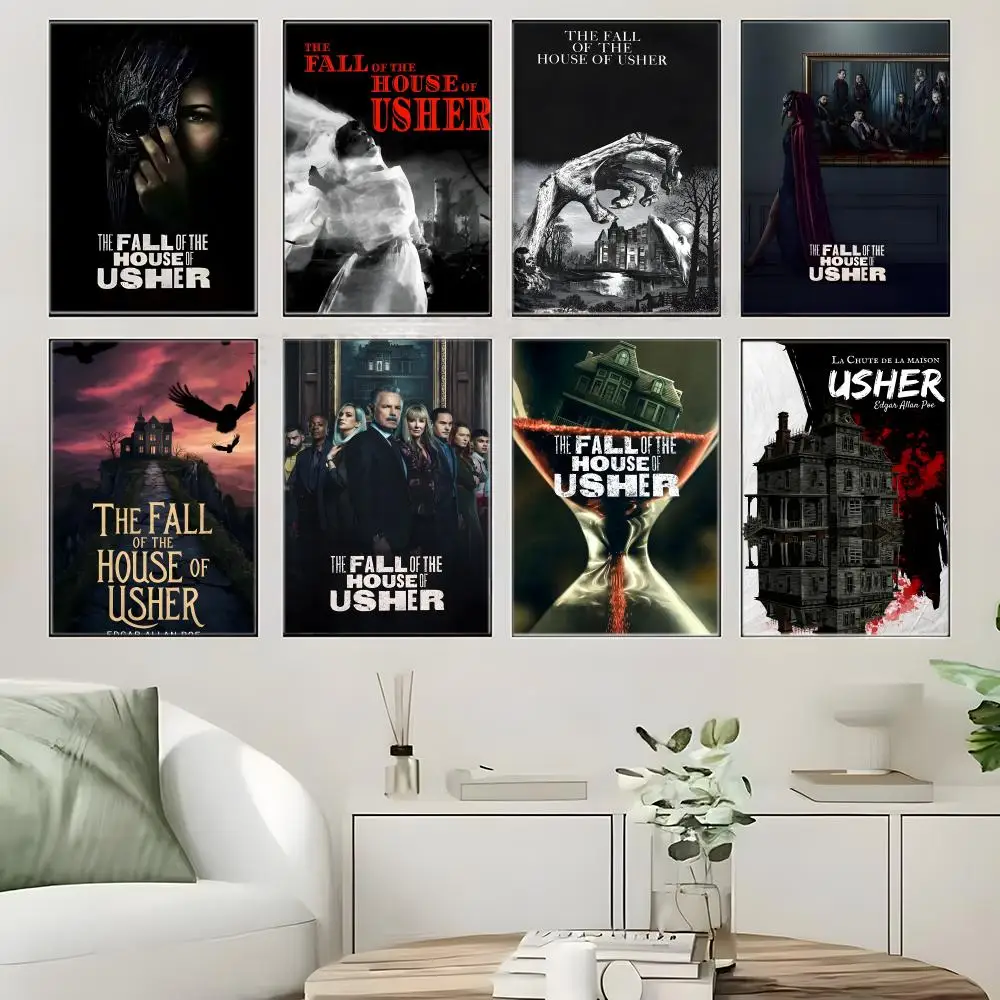 Film T-The Fall of the House of Usher Poster Crease Free Waterproof Durable All Space Wall Decor