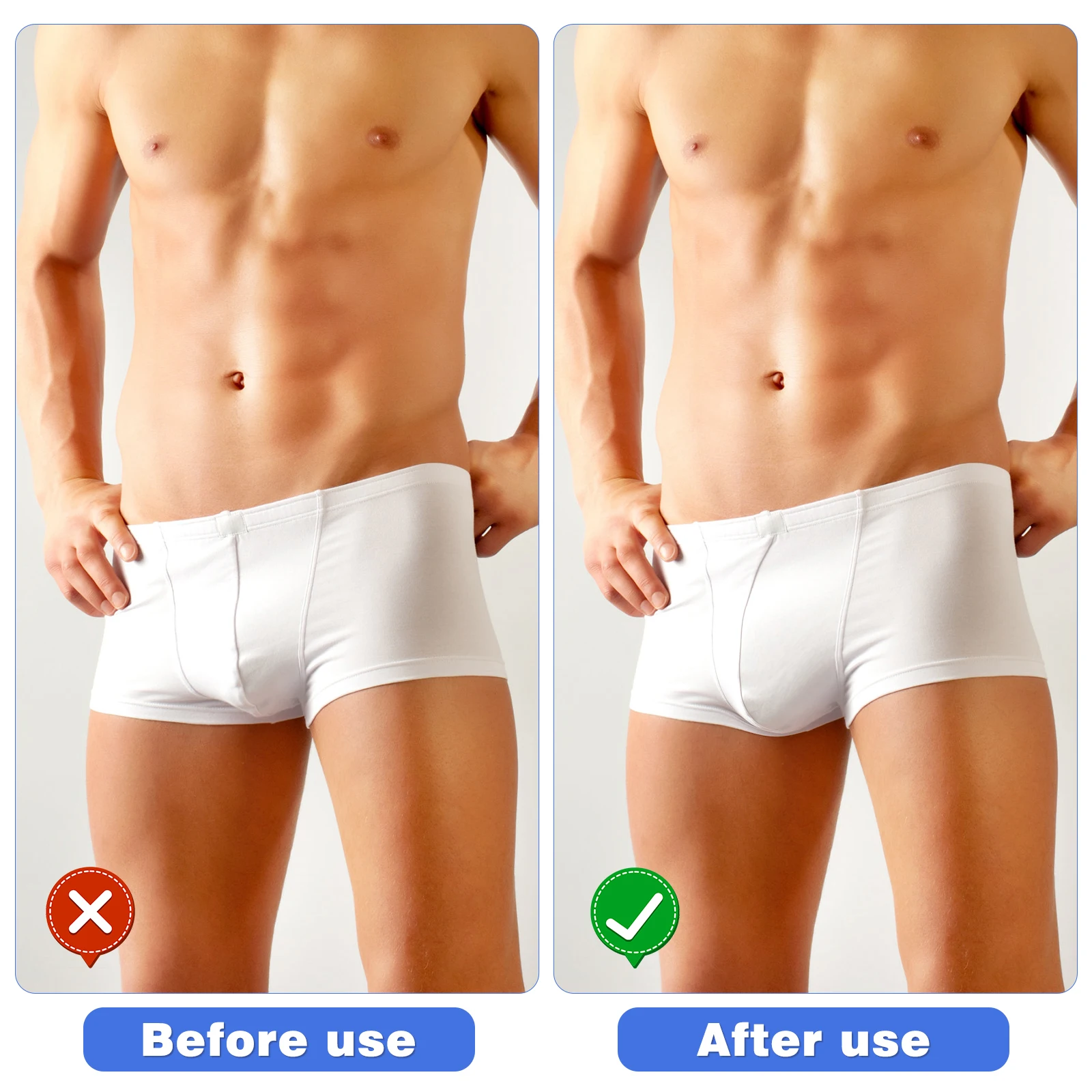 

4 Pcs Black Thick Sponge Pad Underwear Bulge Padded Trunks Shorts Swimwear Package Comfortable