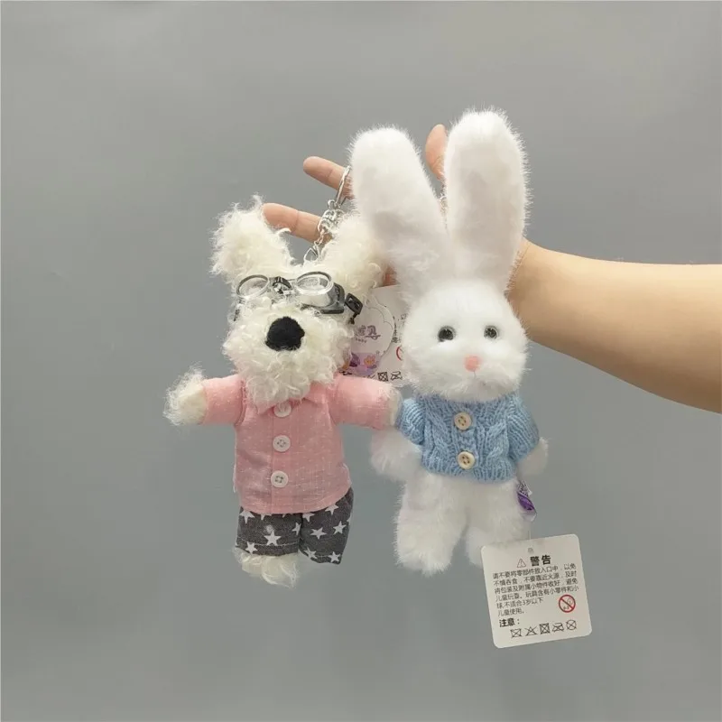 

20cm/26cm Cute Variety Modelling Rabbit Plush Doll Pendant Cute Stuffed Doll Keychain Ornament Bag Decoration Children's Toys