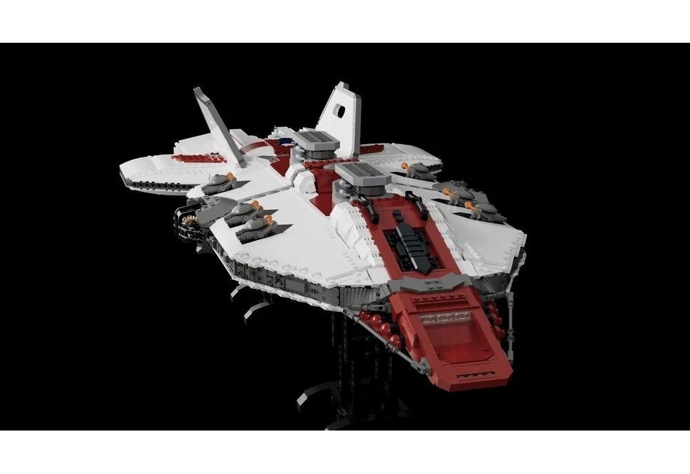 5256 PCS Sci-Fi Interstellar Battleship Spaceship Model Custom Puzzle DIY Educational Toy Birthday Christmas Gifts For Display