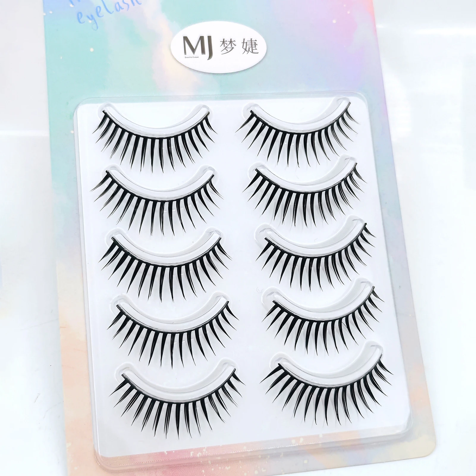 Eyelash Extension Anime - 5 paia di ciglia finte in