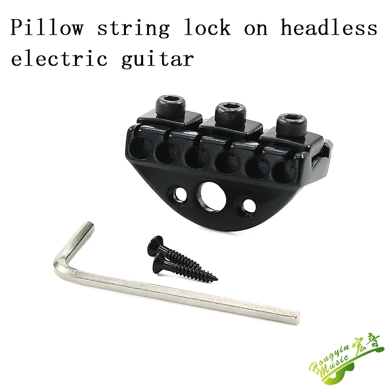 Kopflose E-Gitarre, Pillow String, Pillow String Lock, Pillow String Lock, Gitarrenschloss, 42mm Zubehör für E-Gitarren – Detail 1