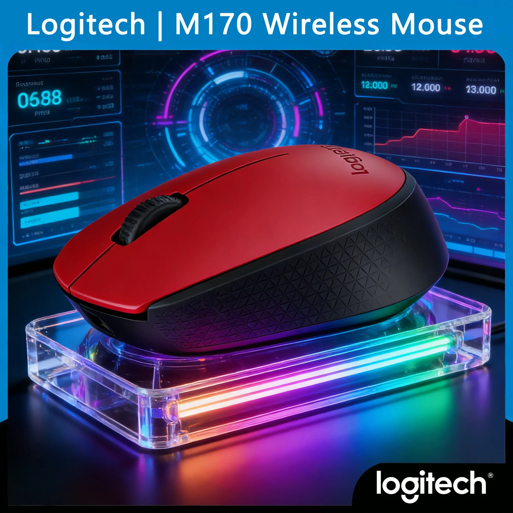 

M170 Wireless Mouse Gray Portable Enterprise-Grade