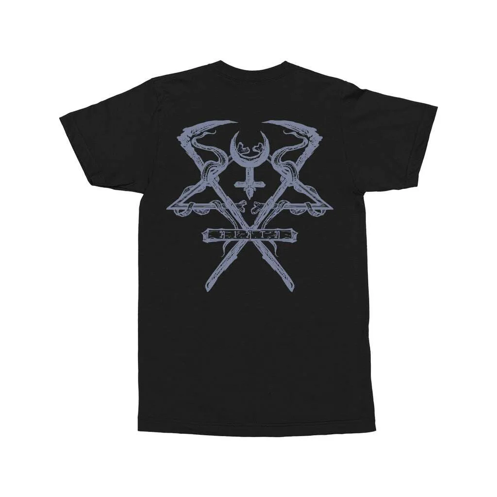 LORNA SHORE - American Deathcore Band Slam Deathcore T-shirt - Album Cover in Blue