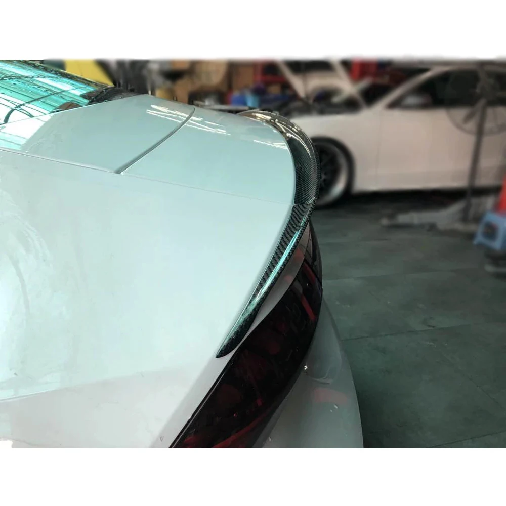 Rear Trunk Spoiler Boot Lip Wing For Audi A7 S7 Sline 2019 2020 Rear Spoiler Carbon Fiber ,100% tested well