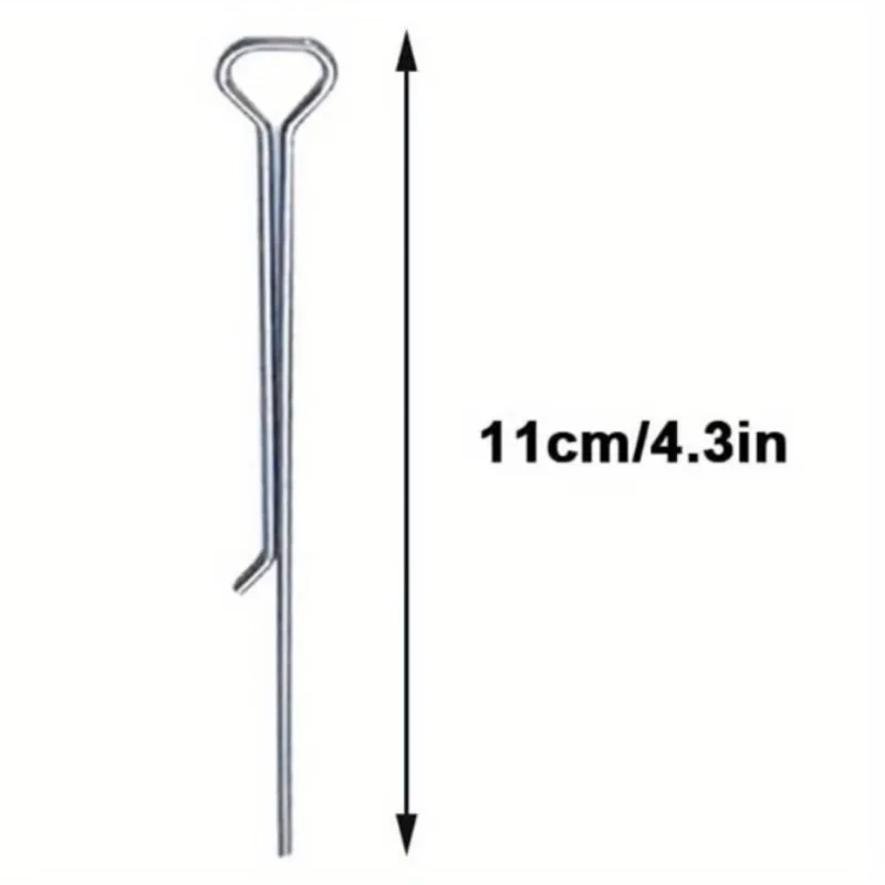 10 PCS Candle Wick Centering Devices, 11 cm Smooth Iron Wick Clips, Practical Positioning Tools for DIY Handmade Candle Making