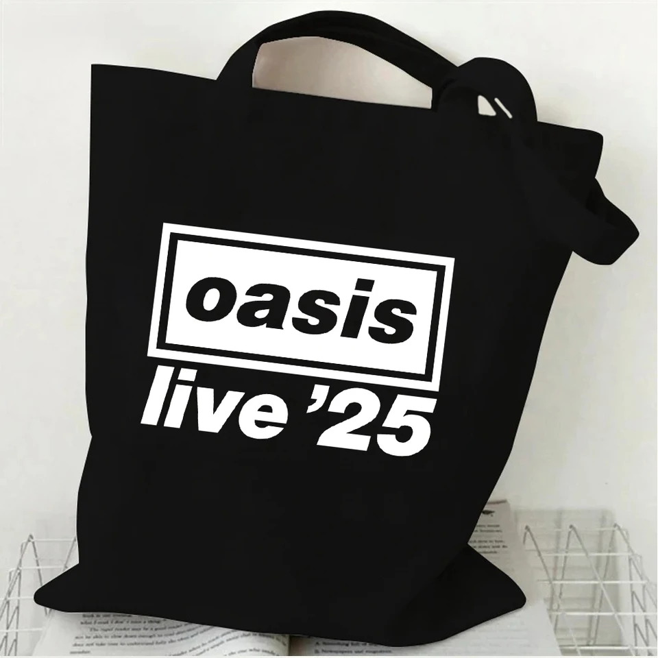 oasis live'25 ショッピングバッグ ショッパー The Oasis Live 25 Tour 2025 Merch Canvas Bag Shopping Canvas