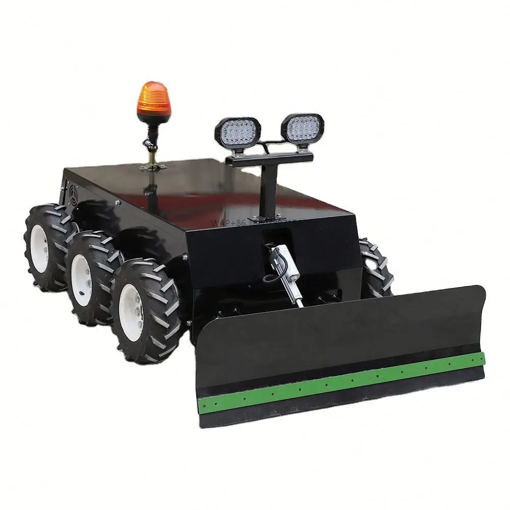 

Remote Control Electric Robot Snow Plow Shovel Blower Machine Pusher Snow Plow Truck Snow Blower Robot