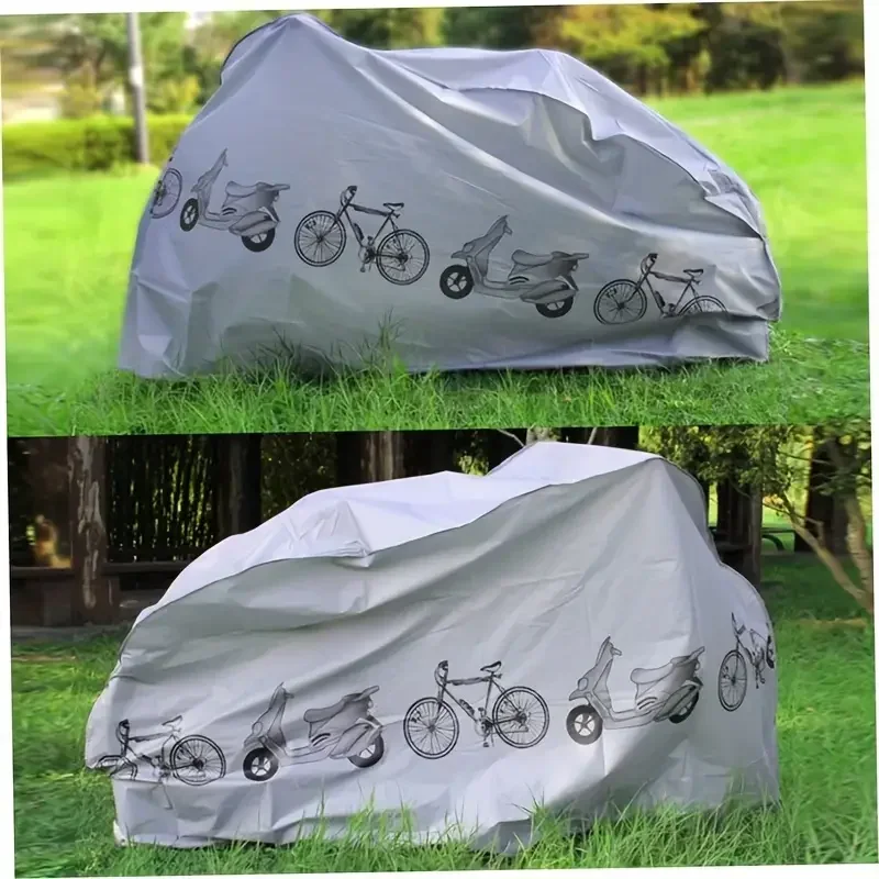 1Pc Bicycle cover, electric vehicle cover, motorcycle rain cover, dust cover, dust cover, sun protection, sun shading