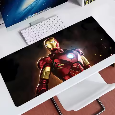 Gaming M-marvel I-iron Man Mouse Pad Custom Home Computer Keyboard Pad Desk Mat Laptop Soft Anti-slip Table Mat XXL Mousepad