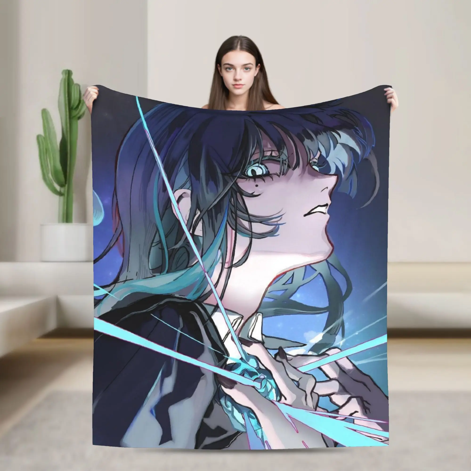 Ado Tour Anime Blankets   Wool Throw Blanket Home Couch Decoration Soft Warm Bedsprea