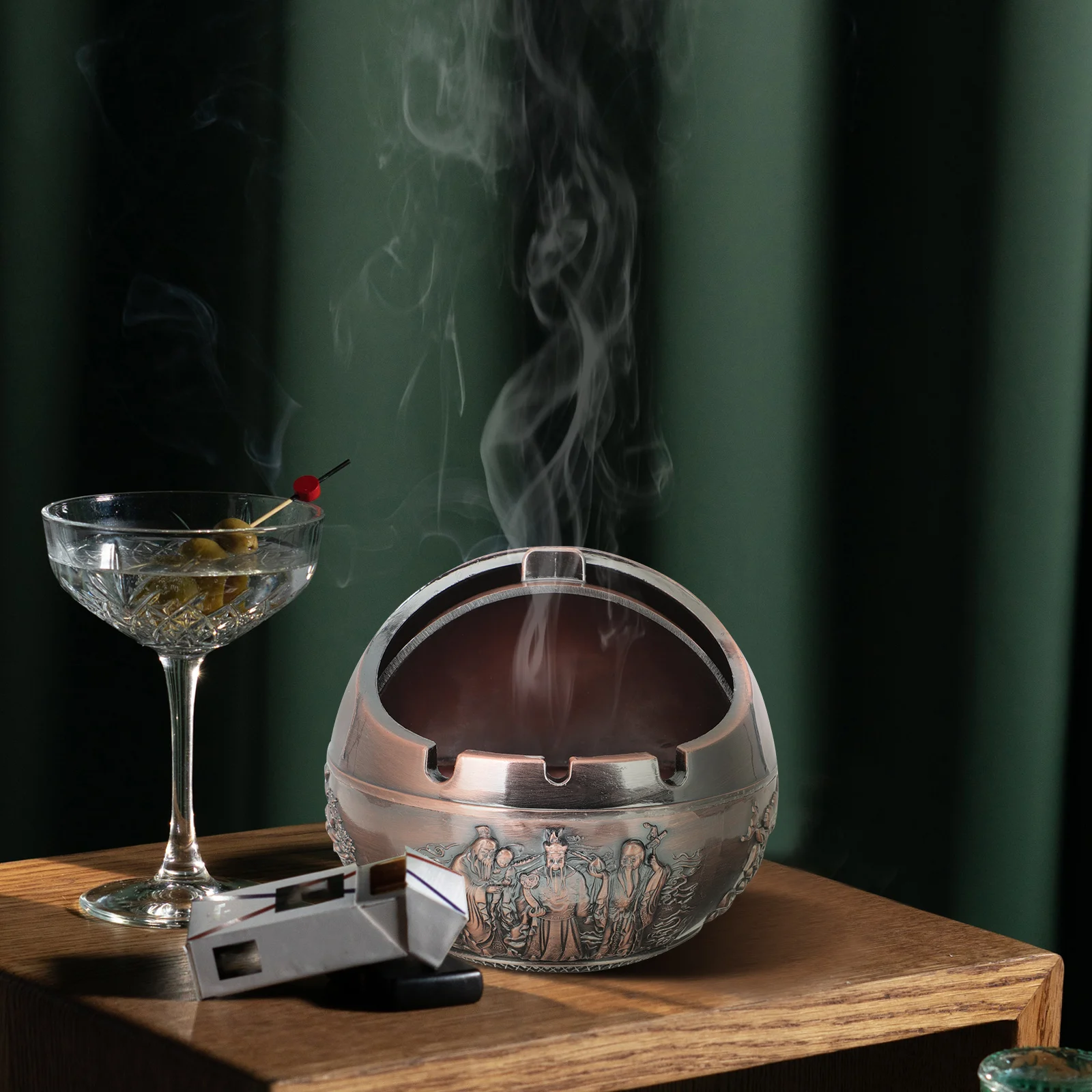 

ashtray wear-resistant ash tray convenient cigarette ashtray desktop table ashtray office supply home ashtray
