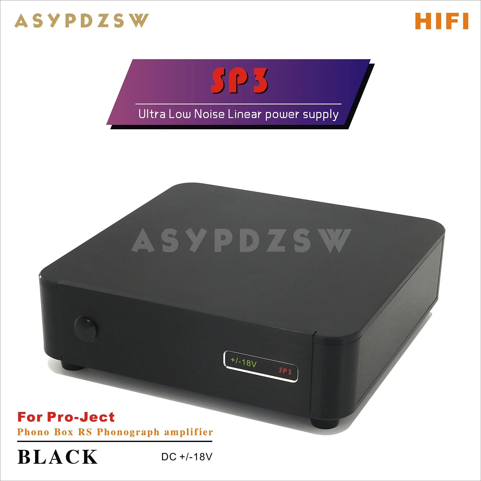 SP3 Сверхмалошумящий линейный источник питания постоянного тока +/-18 В для модернизации усилителя фонографа Pro-Ject Phono Box RS