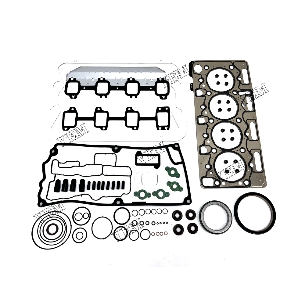 For JCB444 Full Gasket Kit With Head Gasket 320-09216 320-09218 For JCB Engine Parts