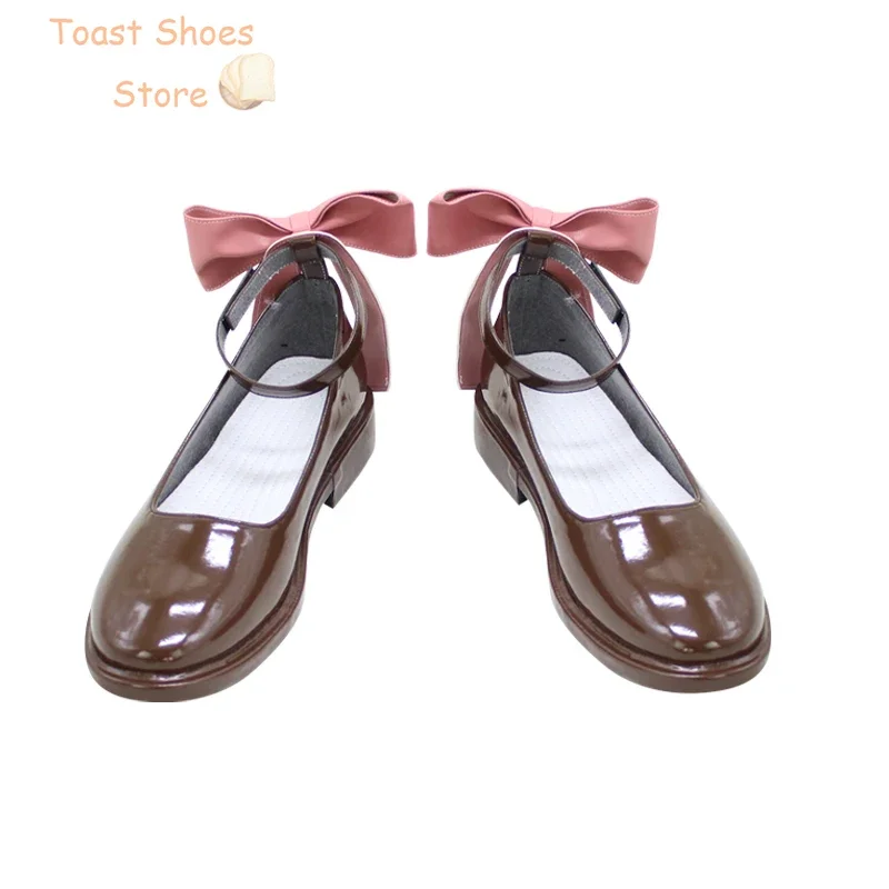 Hakui Koyori-zapatos de Cosplay Vtuber, zapatos de cuero PU, botas de Carnaval para Halloween, accesorio de vestuario