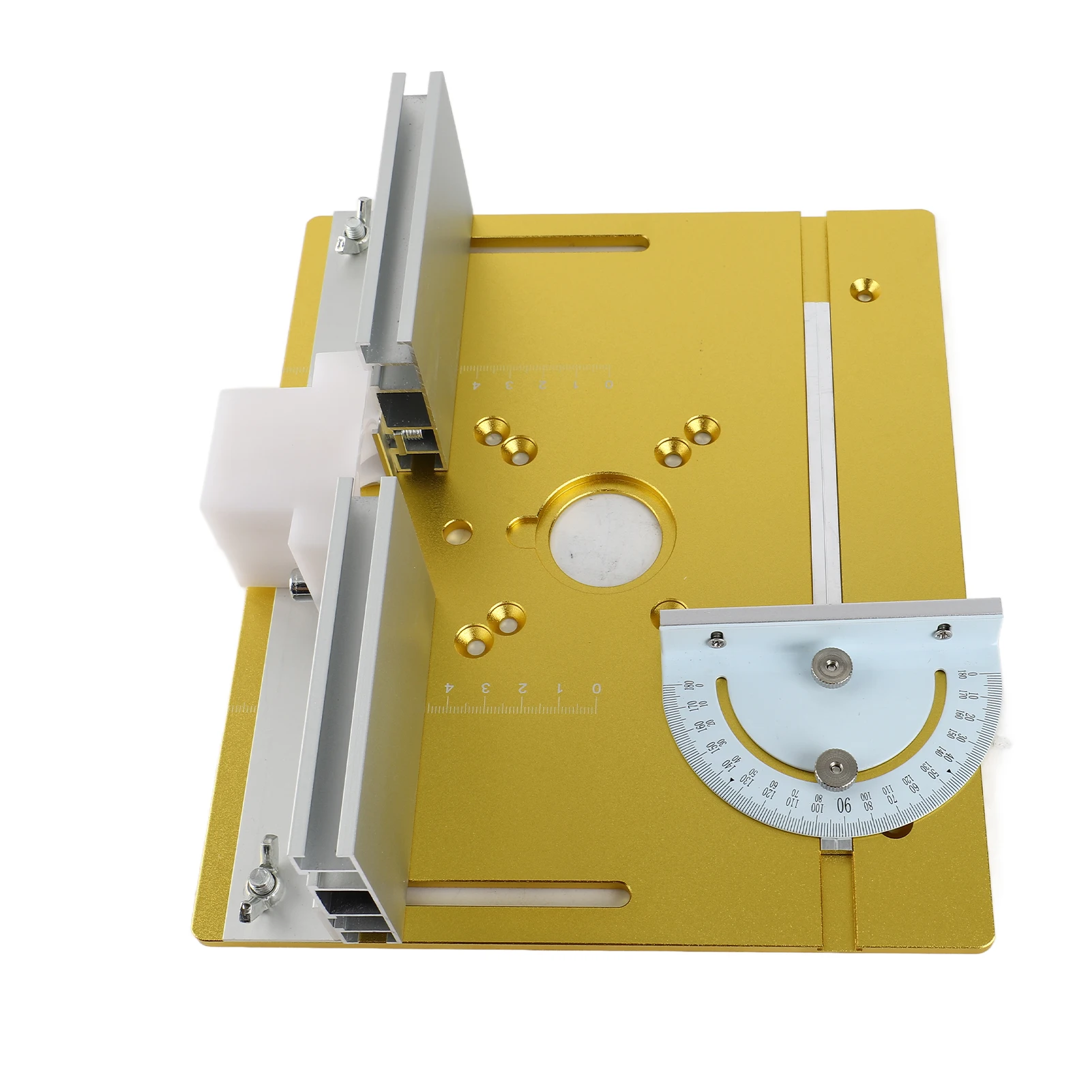 Router Tavolo Inserto Piastra In Lega di Alluminio Fresatura del Legno Flip Board Rifilatrice Incisione Strumento Ausiliario Sega da Tavolo Banchi