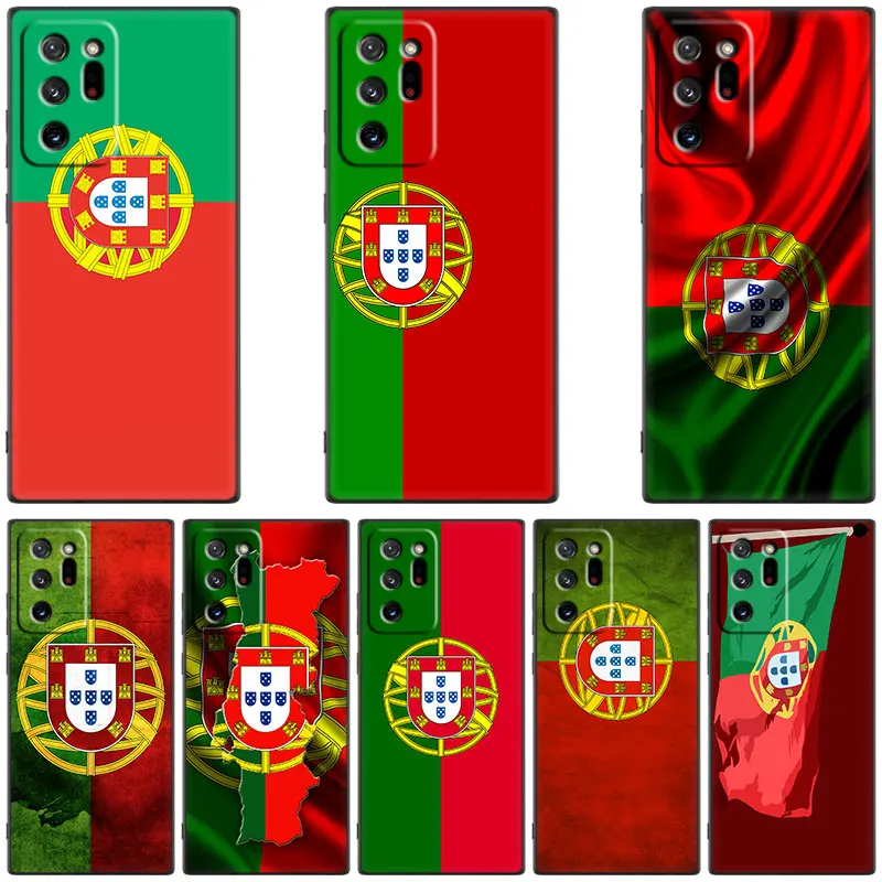 Portugal flag Case For Samsung Galaxy M53 M52 M51 M33 M32 M11 M12 M13 M21 M22 M23 M31S M30S Note 10 Lite Plus 20 Ultra 5G Cover