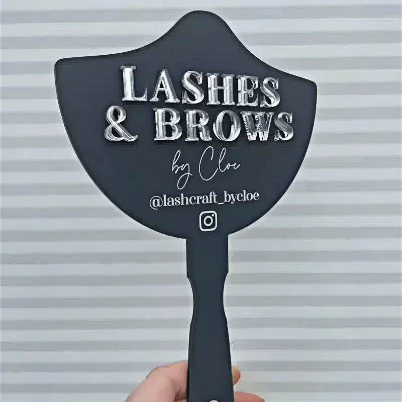 Lash & Brow Artist Social Media Face Prop  Personalised  Aesthetics Sign  Lash Sign  Salon Decor