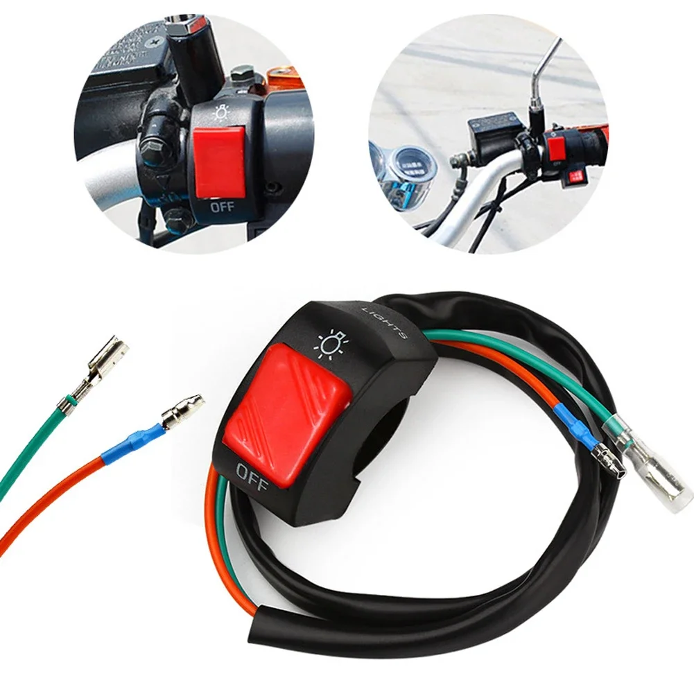 تبديل مقود دراجة نارية ، ملحقات السيارة ، مفتاح المصباح ، ضوء الضباب