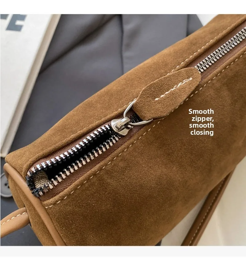 2026 Modische Retro Mini PU-Leder Schultertaschen für Damen Bucket Crossbody Bag Luxus Designer Geldbörsen und Handtaschen – Detail 18