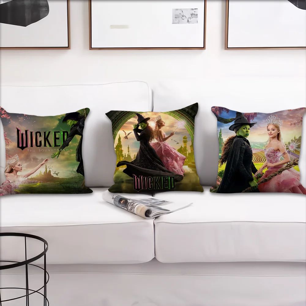 2024 cushion cover For Pillow Case Sofa Bedroom Living Room Office Bedside Table Backrest Printing Square Movie W-WickedS