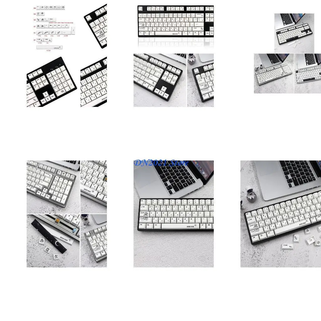 

F3KE Keycap Dye Сублимация профиль вишни Механическая клавиатура PBT -клавиша 133KEYS/SET