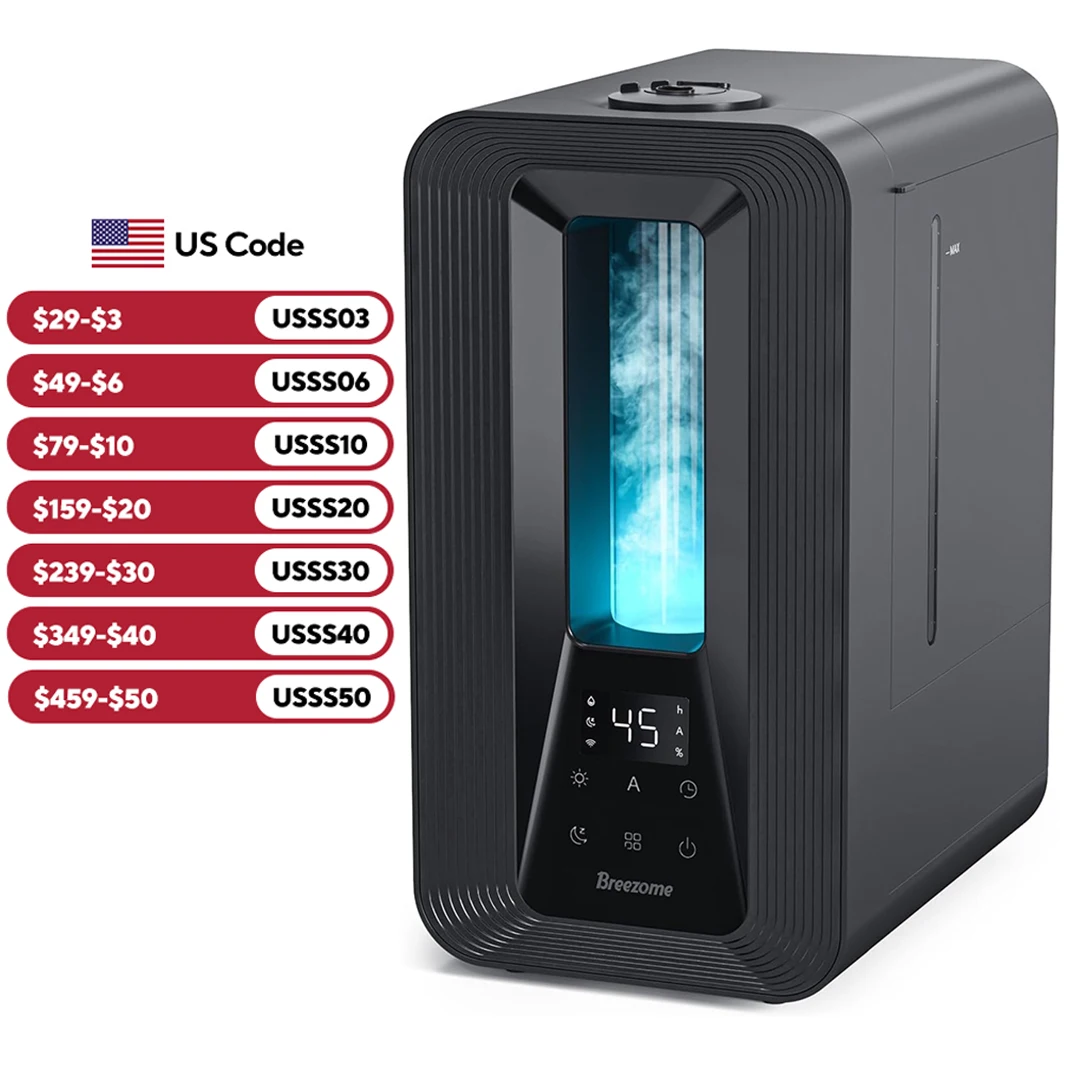 Ultraschall-Luftbefeuchter Aroma 4,7 l Touch-Steuerung mit 7-Farben-Licht 360-Grad-Nebel Duft-Timer Automatische Luftfeuchtigkeitskontrolle