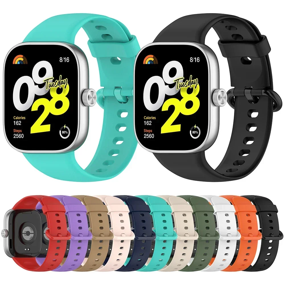 

Silicone Strap for Redmi Watch 4 Smart Watch/Xiaomi Band 8 Pro Bracelet Replacement Correa Sport Watch Band Strap