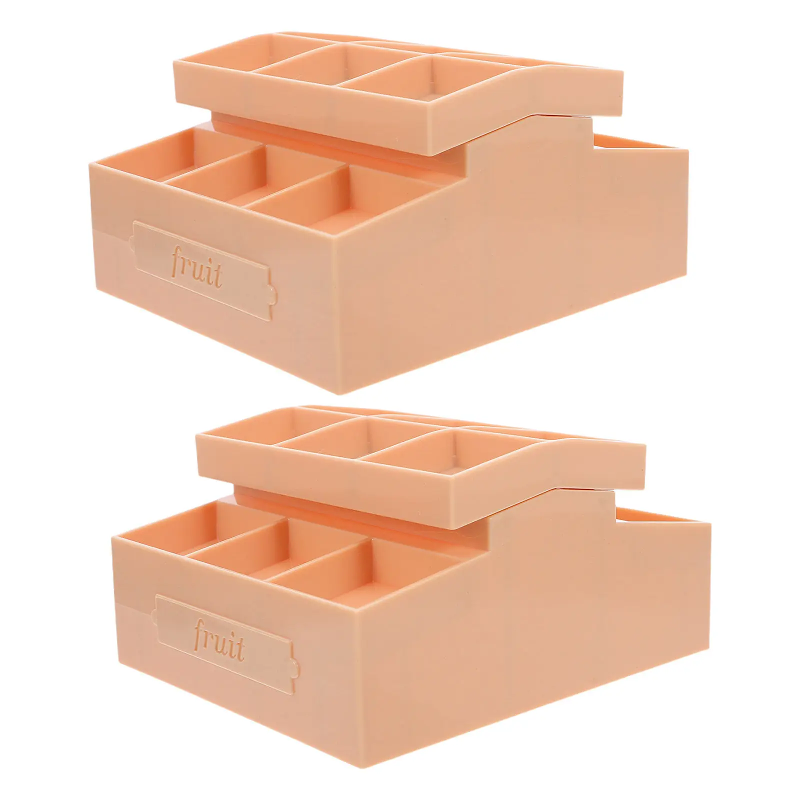 

2Pcs Miniature Grocery Fruit Stand Compact Space Saving Design for Dollhouse Kitchen Accessories Food Display Rack Setup