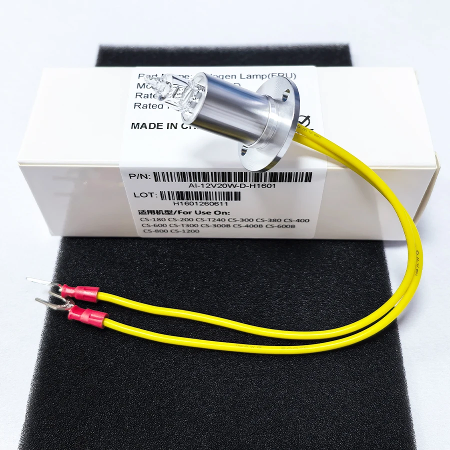 DIRUI CST240 12V20W Halogen Lamp For CS-T180 CS-T200 CS-T240 CS-T300B CS-400 CS-600 CS-800 Biochemical Analyzer