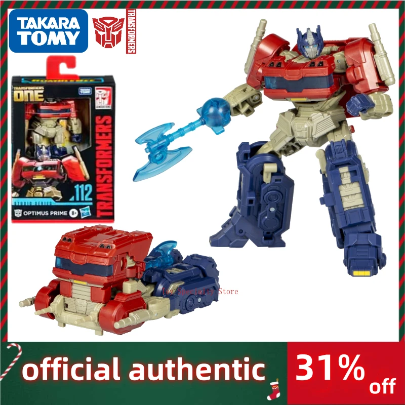 Original Takara Tomy Transformers SS-112 Class D Optimus Prime Movable Robot Anime Character Model Toy Gift Collectible Figure