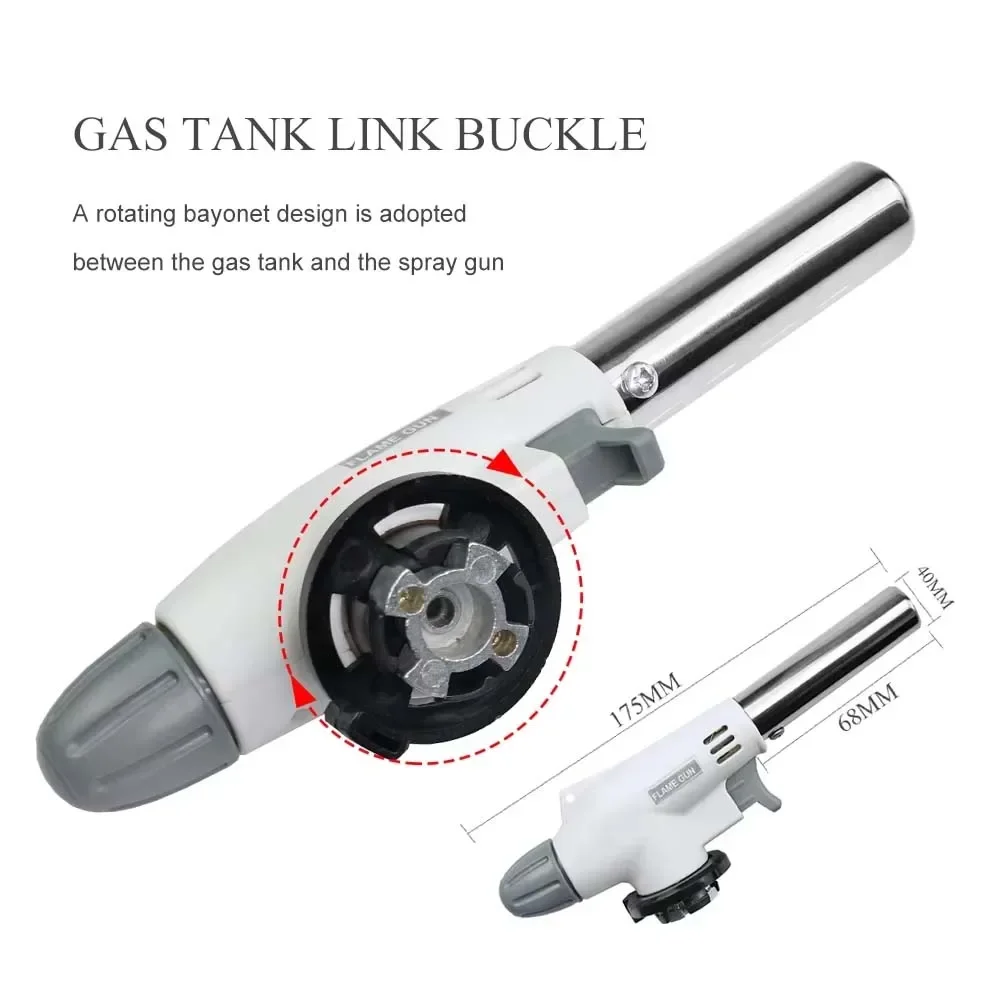 TARKA Camping Burner Flame Gun Torch Cooking Butane Welding-Burner Hiking Flame Gas Bbq Equipment Flame Gun For Camping Cooking