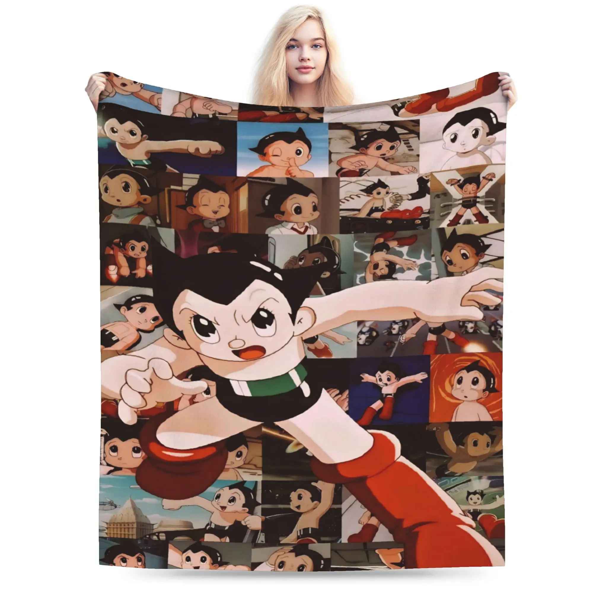 Astroboy Astro Boy Blanket Coral Fleece Plush  Relax Lightweight Thin Throw Blankets for Home Rug Piece