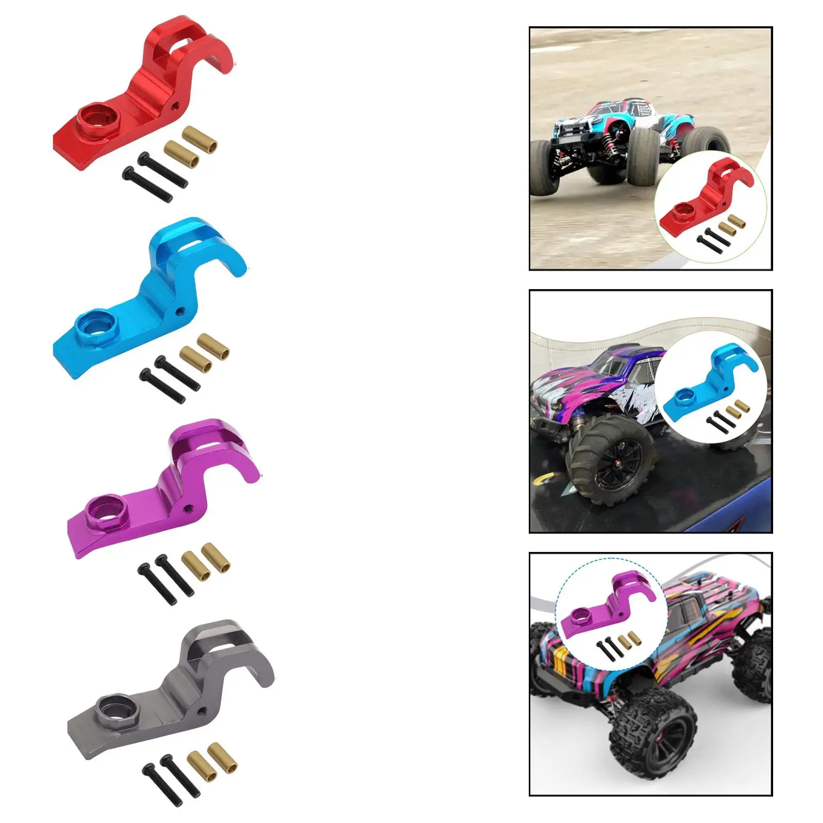 Heavy Duty RC Car Body Clip Retainer Metal Lock for 1 16 Scale Kit Professional RC Car Accessories