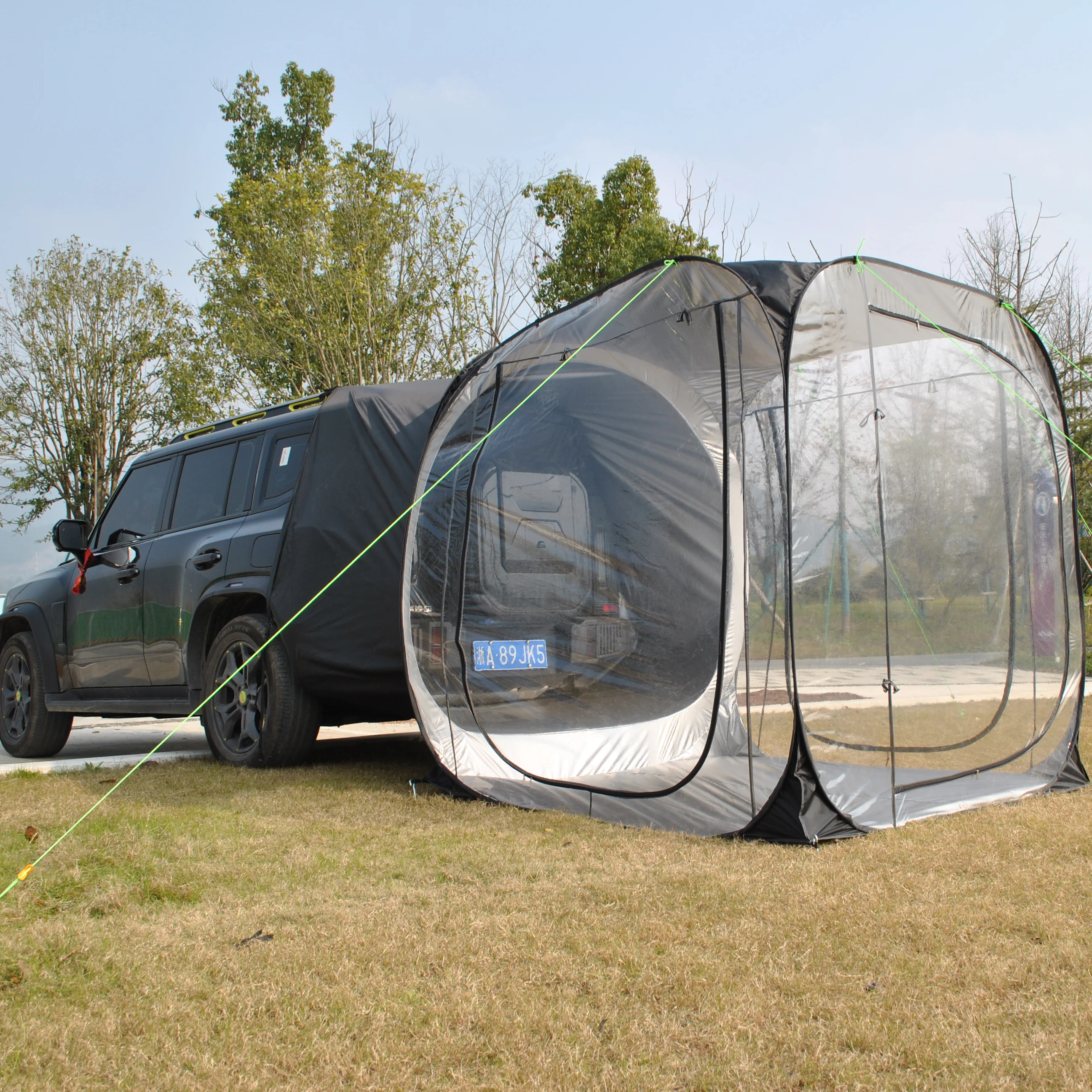 Waterproof Automatic Car Tent, Car Tailgate transparent Tent,Pop Up Car Rear PVC Tent, SUV Tent,Car Tents,Trailer sport tent