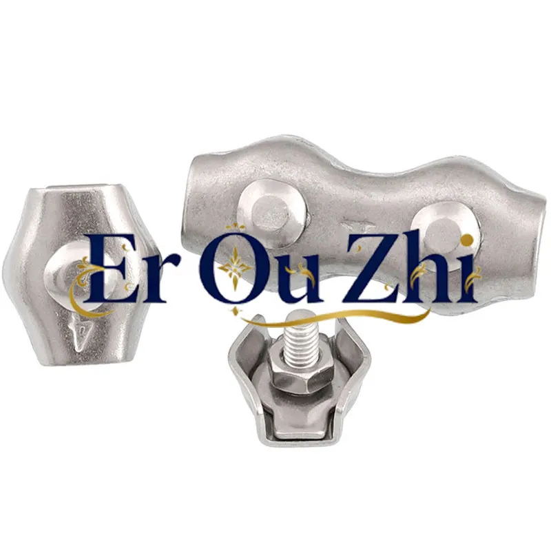 304 Stainless Steel Single Clip Double Clip Fastening Chuck Brake Cable