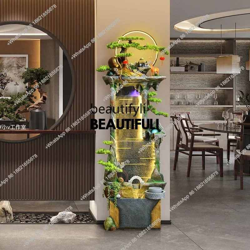 

SSFlowing водный орнамент фонтан циркулирующая вода рокарий пейзаж украшение гостиной офисный полNew Good Luck