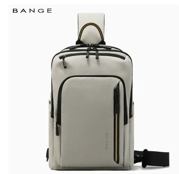 

Versatile Men's Chest Bag Men's Crossbody Backpack Waterproof sling bag BANGE New Men's Chest Bag Travel Crossbody Shoulder Bag