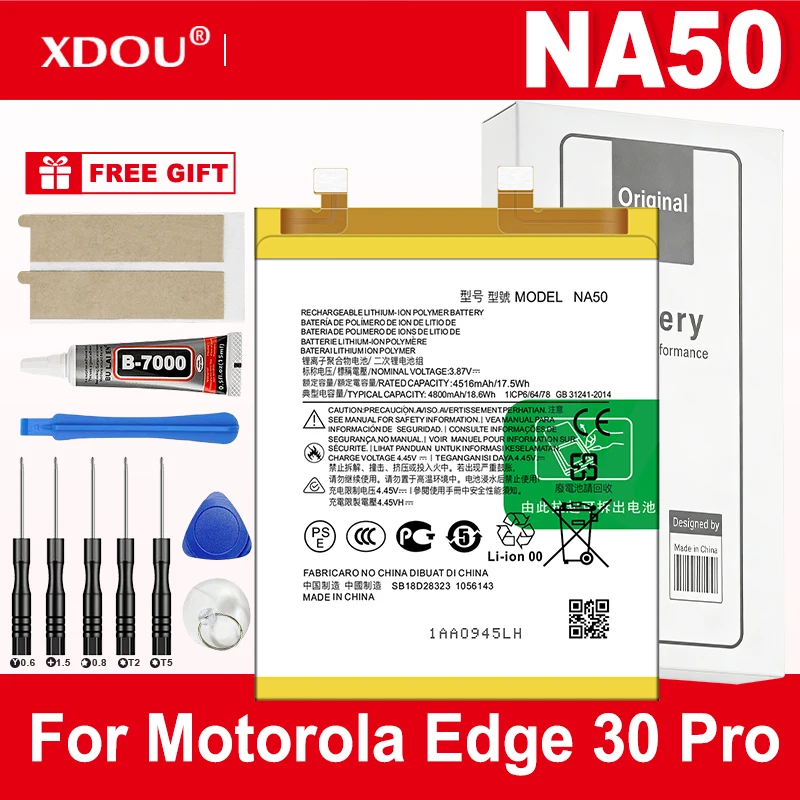 High Quality Brand New NA50 4800mAh Battery For Motorola Edge 30 Pro XT2203 XT2201-1 phone Batteries