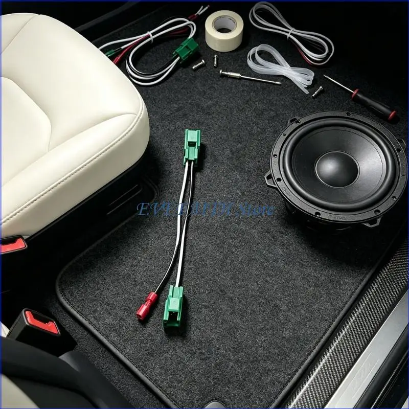 124B Door Speaker Harness Pair for Woofer Wiring and Front Door Use